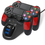 PS4 Controller Charger,PS4 Controller Charging Station Dock Stand with Cable